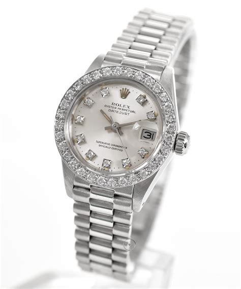 rolex datejust weißgold damen|Rolex Datejust 41mm white gold.